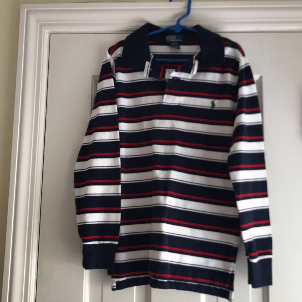 Boys long sleeve polo shirt